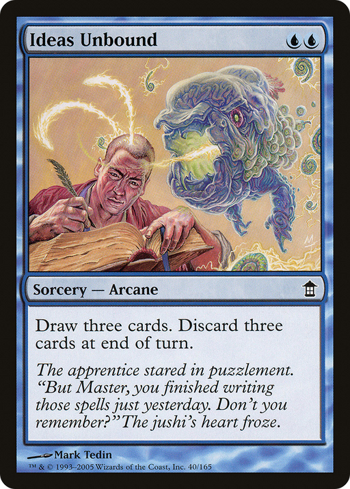 Ideas Unbound (SOK-040) [Saviors of Kamigawa] MTG Single Wizards of the Coast