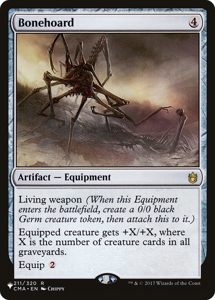 Bonehoard (LIST-CMA-211) [Mystery Booster] The List MTG Single Wizards of the Coast