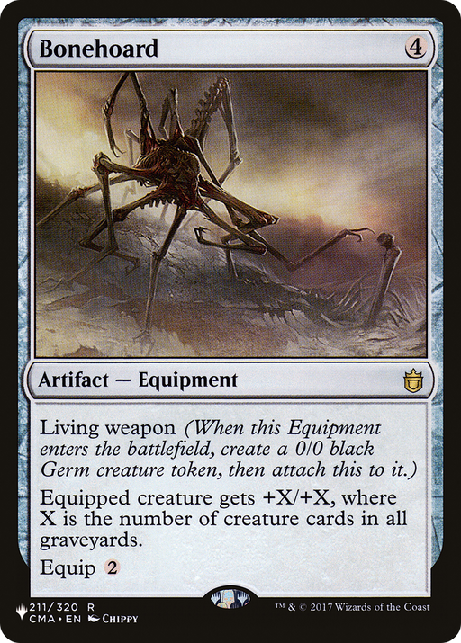 Bonehoard (LIST-CMA-211) [Mystery Booster] The List MTG Single Wizards of the Coast