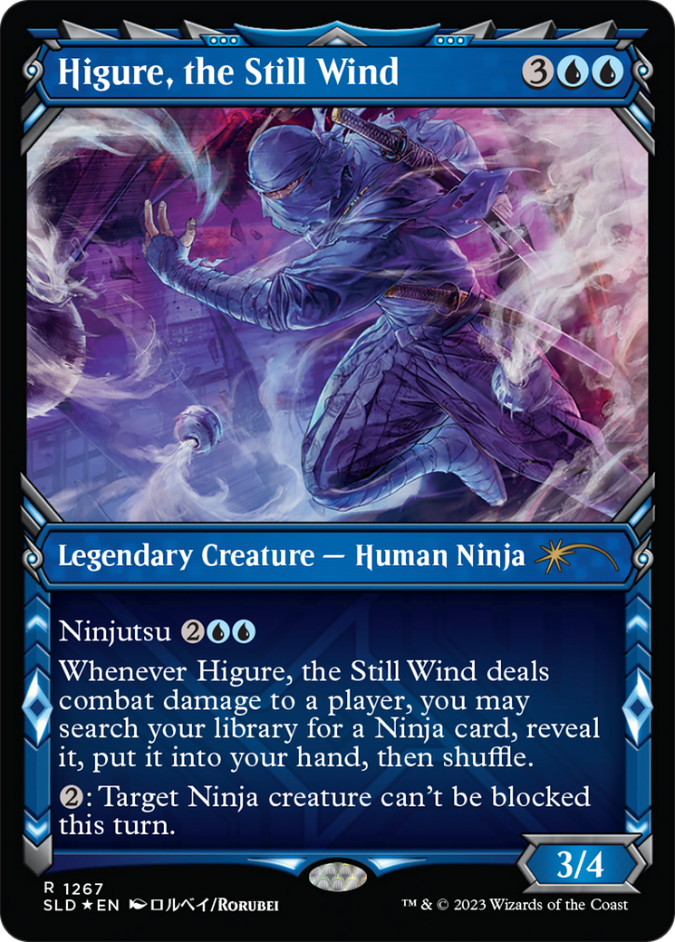 Higure, the Still Wind (Halo Foil) (SLD-1267) [Secret Lair] Drop (Showcase) Foil MTG Single Wizards of the Coast
