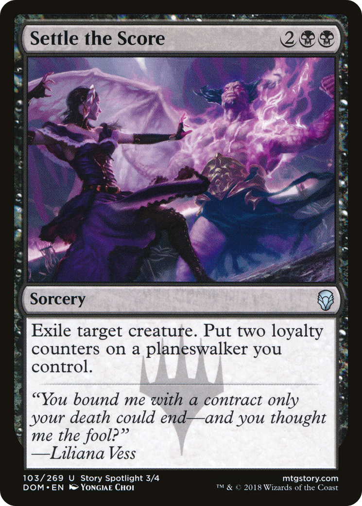 Settle the Score (DOM-103) [Dominaria] Foil MTG Single Wizards of the Coast