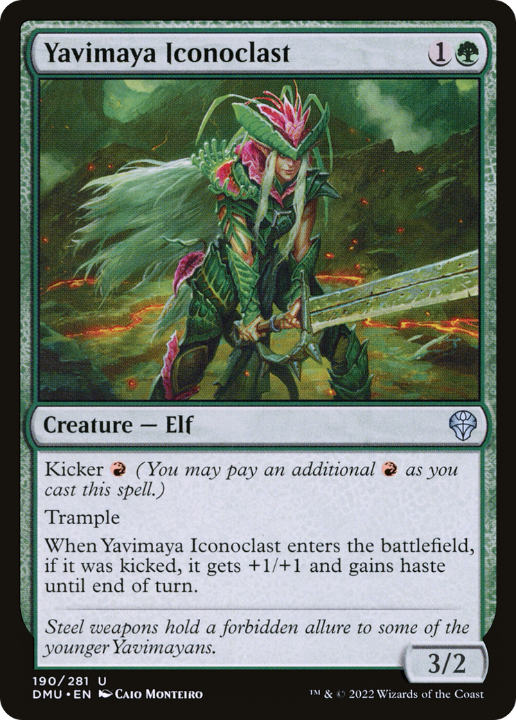Yavimaya Iconoclast (DMU-190) [Dominaria United] Foil MTG Single Wizards of the Coast