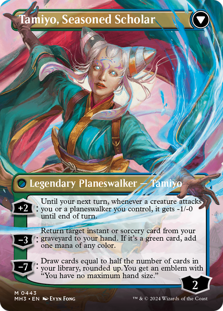Tamiyo, Inquisitive Student (MH3-443) [Modern Horizons 3] (Borderless) MTG Single Modern Horizons 3