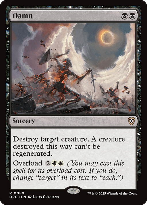 Damn (DRC-089) [Commander: Aetherdrift] MTG Single Wizards of the Coast