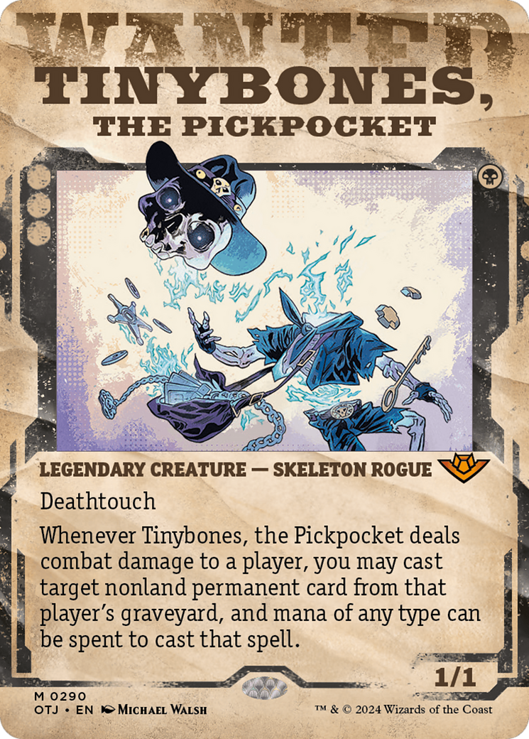 Tinybones, the Pickpocket (OTJ-290) [Outlaws of Thunder Junction] (Showcase) (Borderless) MTG Single Wizards of the Coast