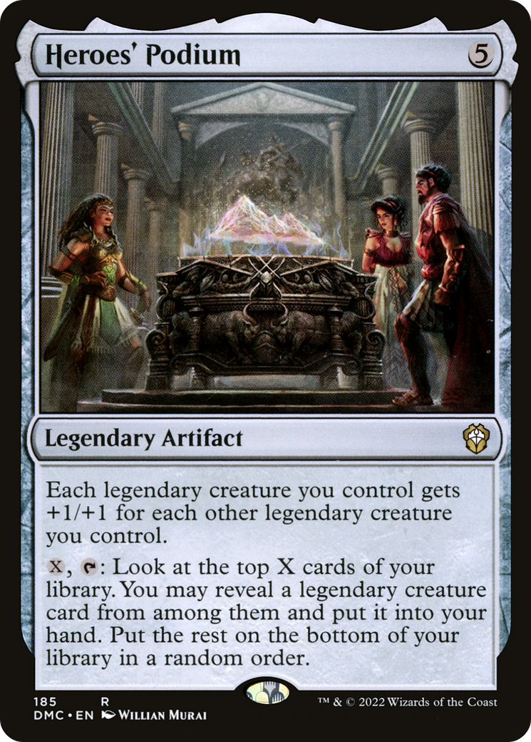 Heroes' Podium (DMC-185) [Dominaria United Commander] MTG Single Wizards of the Coast
