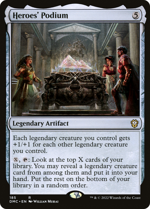 Heroes' Podium (DMC-185) [Dominaria United Commander] MTG Single Wizards of the Coast