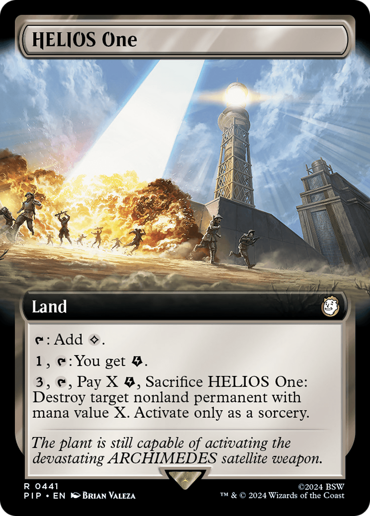 HELIOS One (PIP-441) [Fallout] (Extended Art) MTG Single Wizards of the Coast