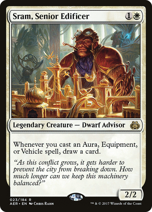 Sram, Senior Edificer (AER-023) [Aether Revolt] MTG Single Wizards of the Coast