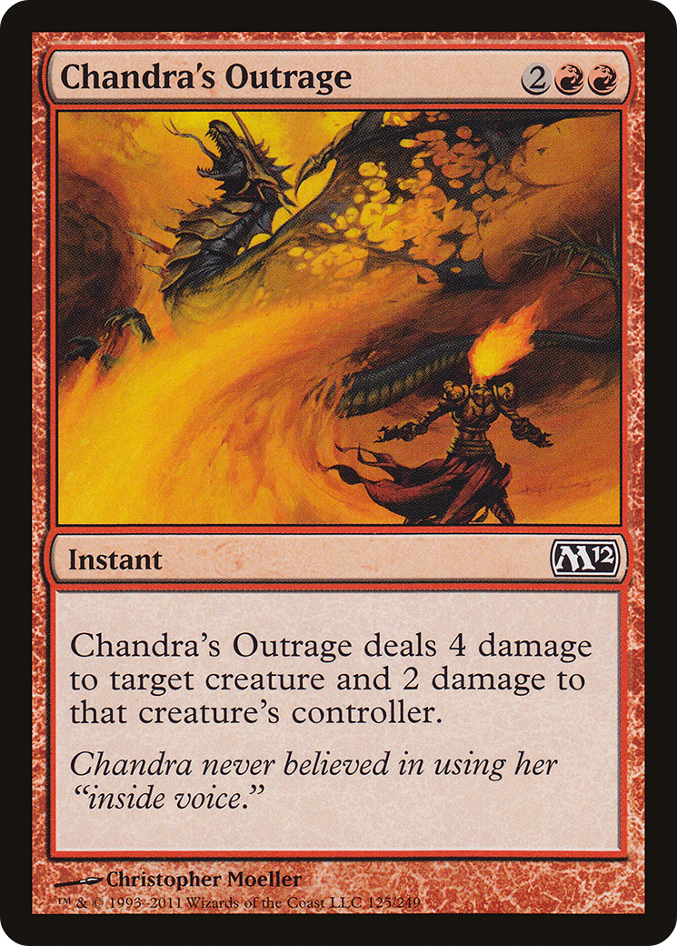 Chandra's Outrage (M12-125) [Magic 2012] MTG Single Wizards of the Coast