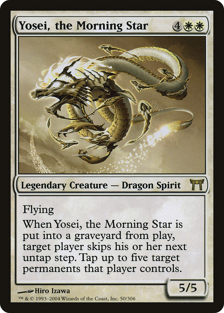 Yosei, the Morning Star [Champions of Kamigawa] MTG Single Magic: The Gathering
