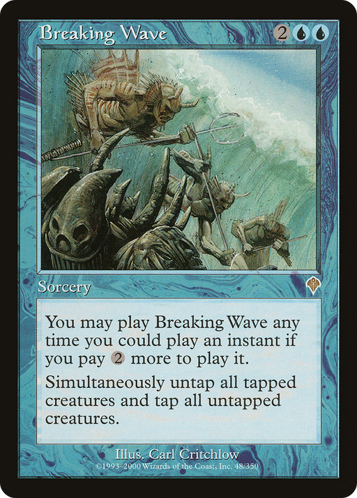 Breaking Wave (INV-048) [Invasion] MTG Single Wizards of the Coast