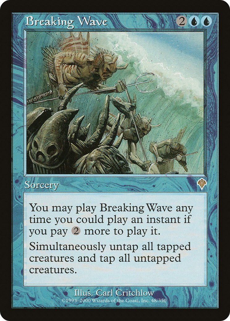 Breaking Wave (INV-048) [Invasion] Foil MTG Single Wizards of the Coast