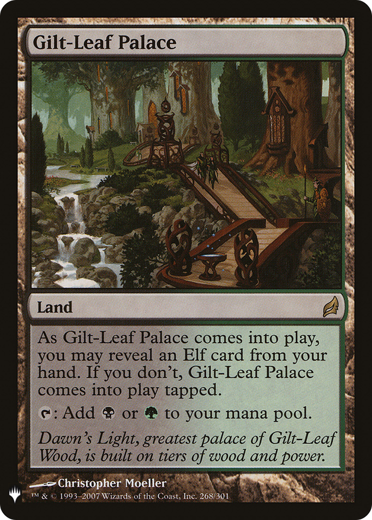 Gilt-Leaf Palace (LIST-268) [Mystery Booster] The List MTG Single Wizards of the Coast