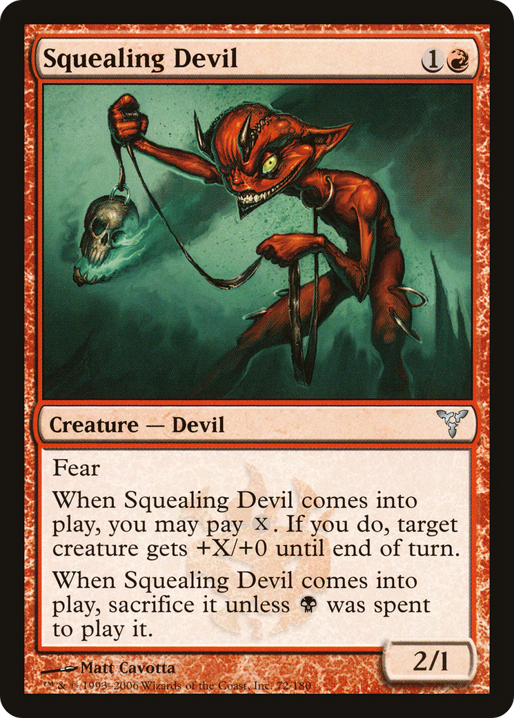 Squealing Devil (DIS-072) [Dissension] MTG Single Wizards of the Coast