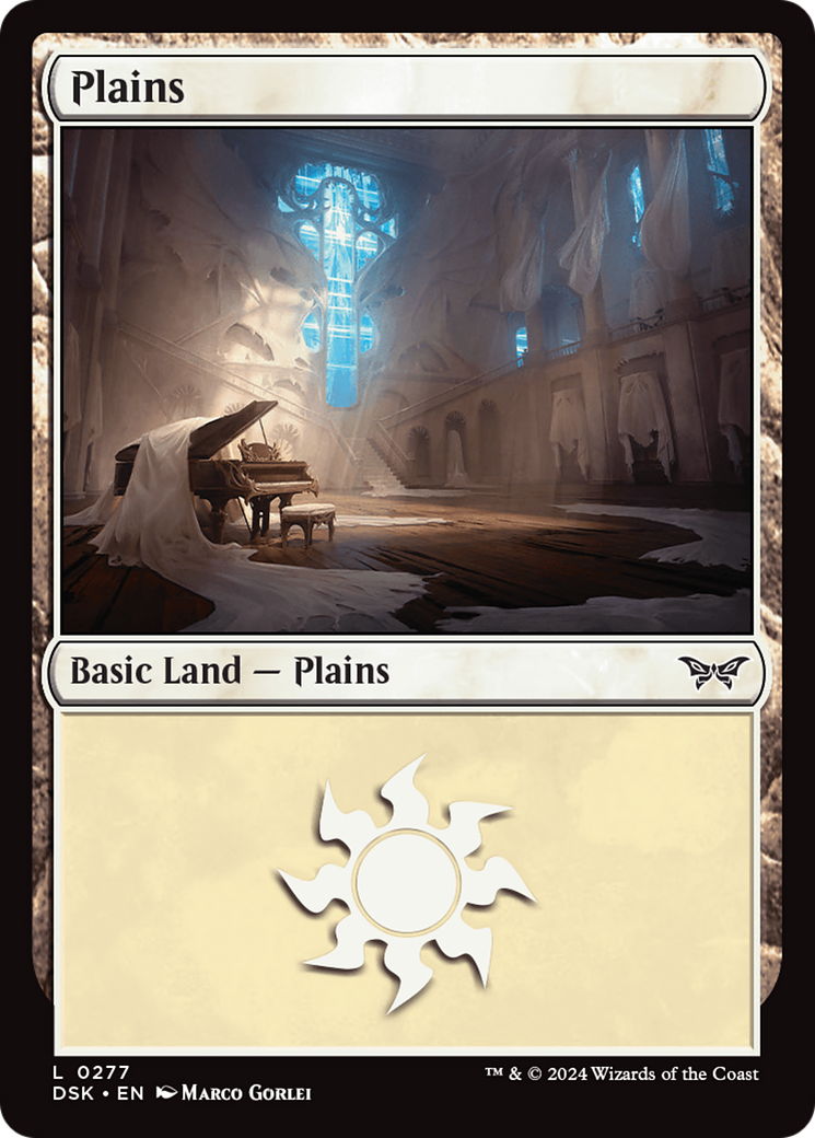Plains (0277) (DSK-277) [Duskmourn: House of Horror] MTG Single Wizards of the Coast