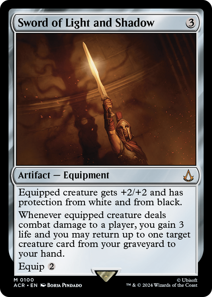 Sword of Light and Shadow (ACR-100) [Assassin's Creed] Foil MTG Single Wizards of the Coast