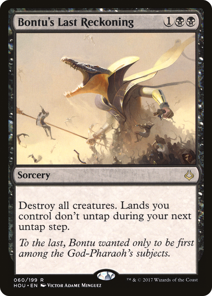Bontu's Last Reckoning (HOU-060) [Hour of Devastation] Foil MTG Single Wizards of the Coast