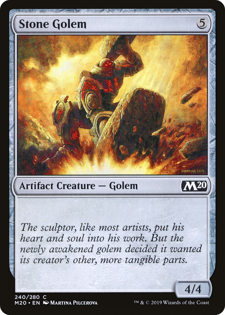 Stone Golem (M20-240) [Core Set 2020] MTG Single Wizards of the Coast