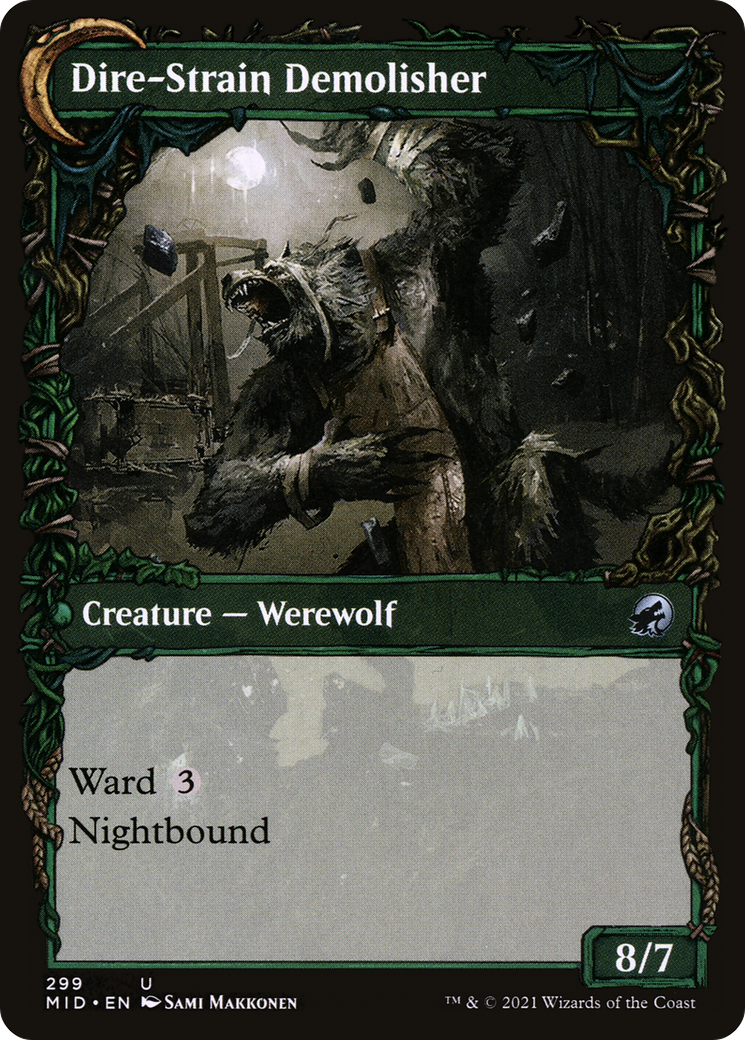 Burly Breaker (MID-299) [Innistrad: Midnight Hunt] (Showcase) Foil MTG Single Wizards of the Coast