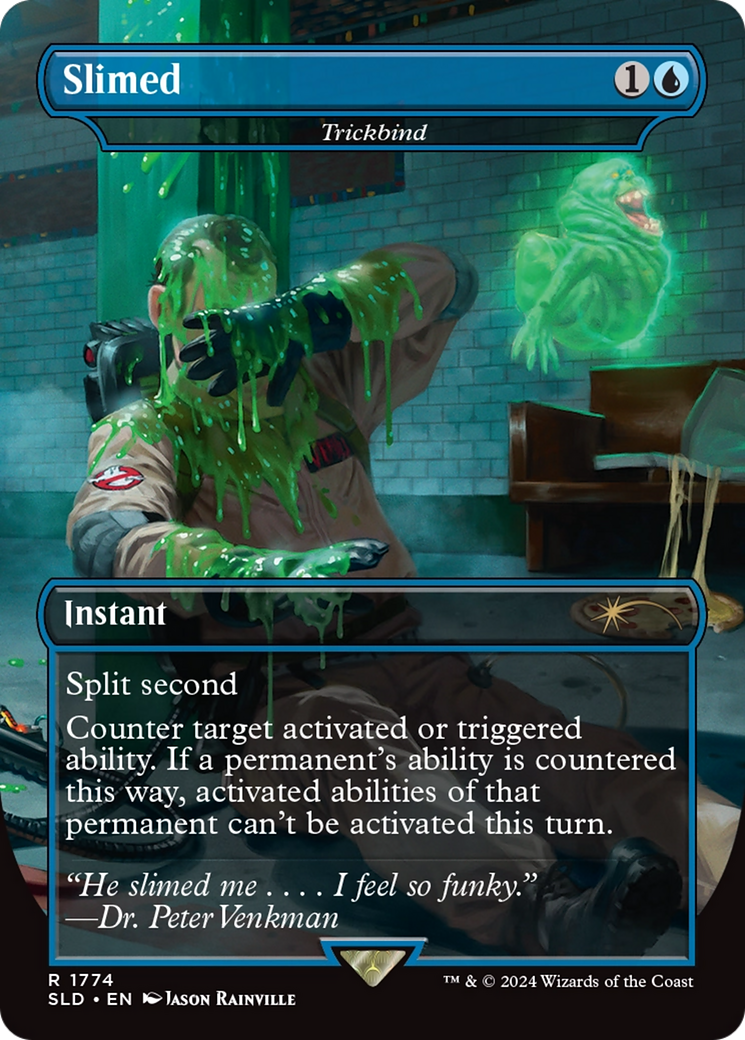 Slimed - Trickbind (SLD-1774) [Secret Lair] Drop (Borderless) MTG Single Wizards of the Coast