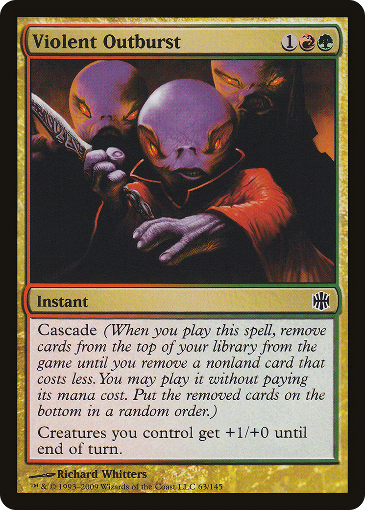 Violent Outburst (ARB-063) [Alara Reborn] Foil MTG Single Wizards of the Coast