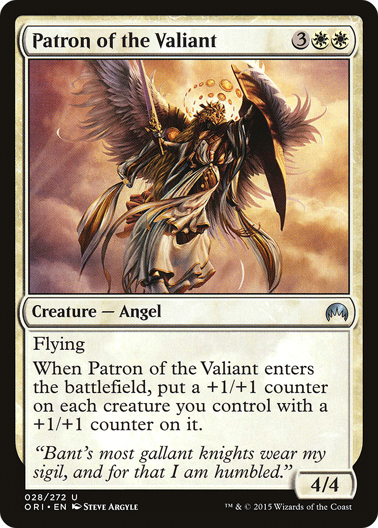 Patron of the Valiant (ORI-028) [Magic Origins] MTG Single Wizards of the Coast