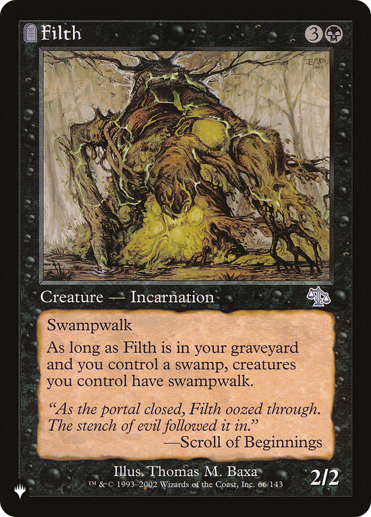 Filth (LIST-66/143) [Mystery Booster] The List MTG Single Wizards of the Coast