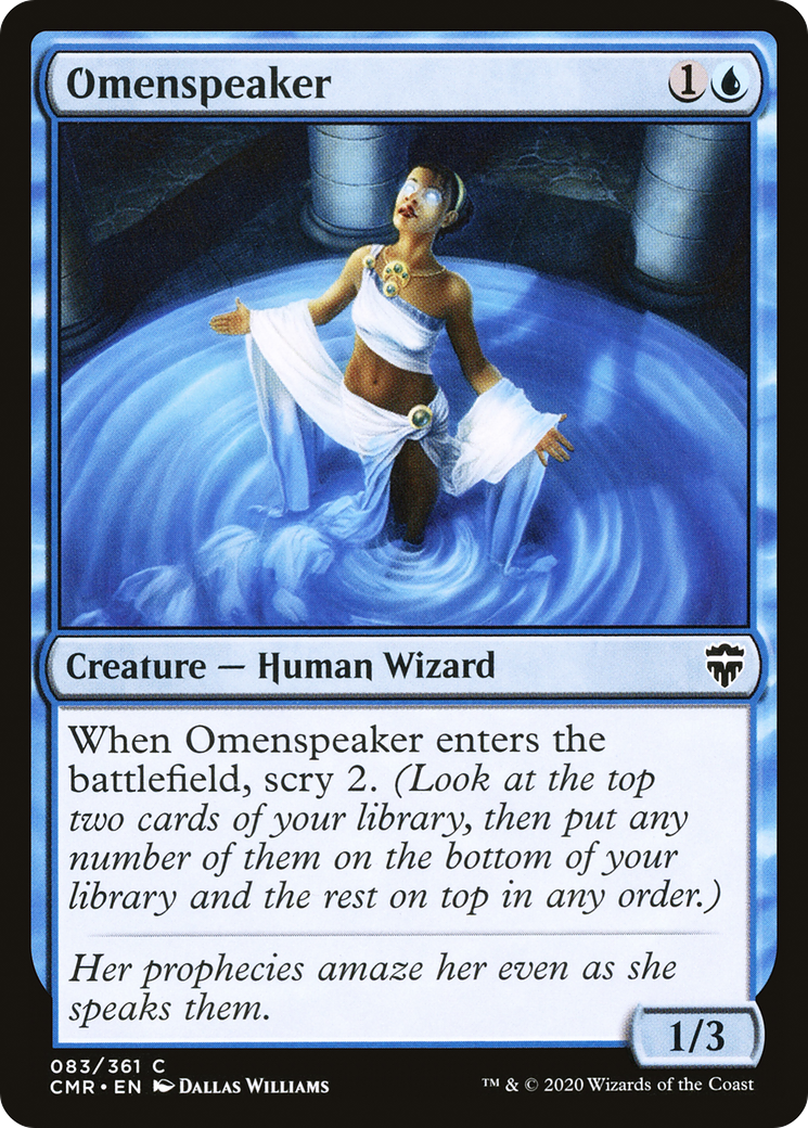 Omenspeaker (CMR-083) [Commander Legends] Foil MTG Single Wizards of the Coast