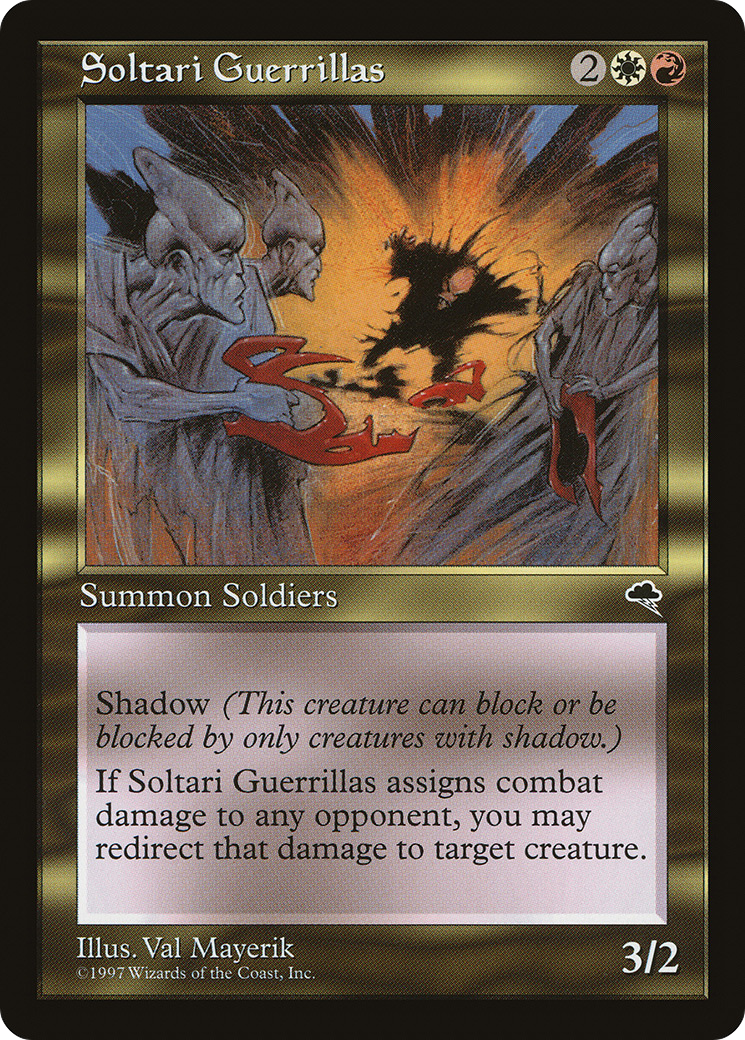 Soltari Guerrillas (TMP-272) [Tempest] MTG Single Wizards of the Coast