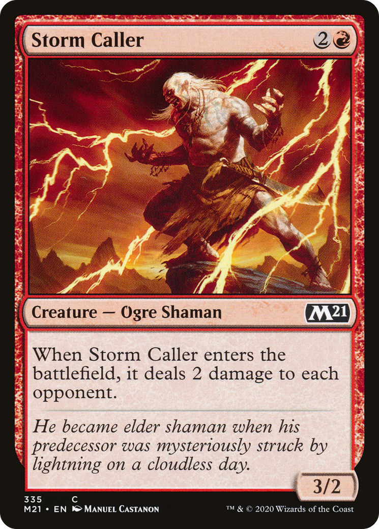 Storm Caller (M21-335) [Core Set 2021] MTG Single Wizards of the Coast