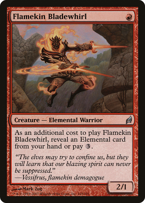 Flamekin Bladewhirl (LRW-165) [Lorwyn] MTG Single Wizards of the Coast