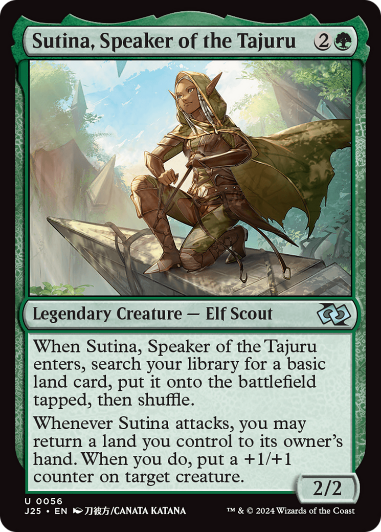 Sutina, Speaker of the Tajuru (Anime) (J25-056) [Foundations Jumpstart] MTG Single Wizards of the Coast
