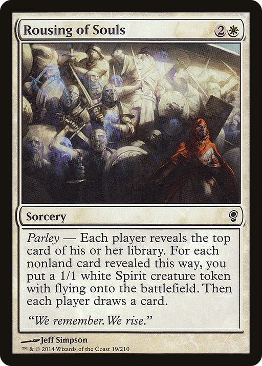 Rousing of Souls (CNS-019) [Conspiracy] MTG Single Wizards of the Coast