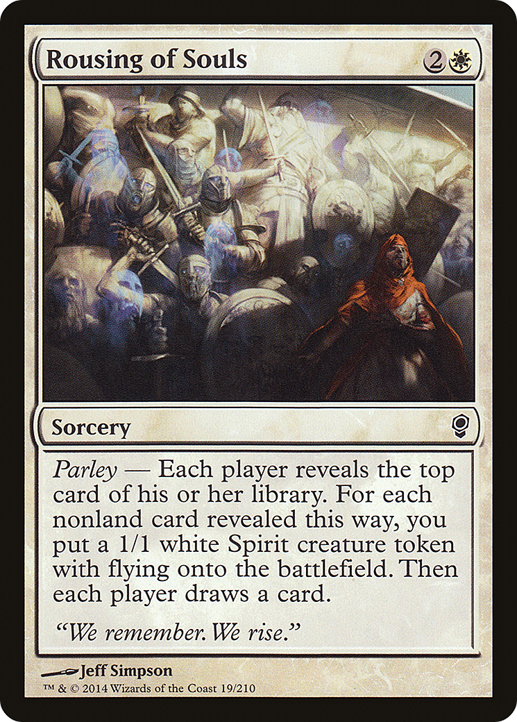 Rousing of Souls (CNS-019) [Conspiracy] Foil MTG Single Wizards of the Coast