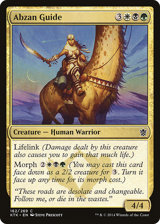 Abzan Guide (KTK-162) [Khans of Tarkir] MTG Single Wizards of the Coast