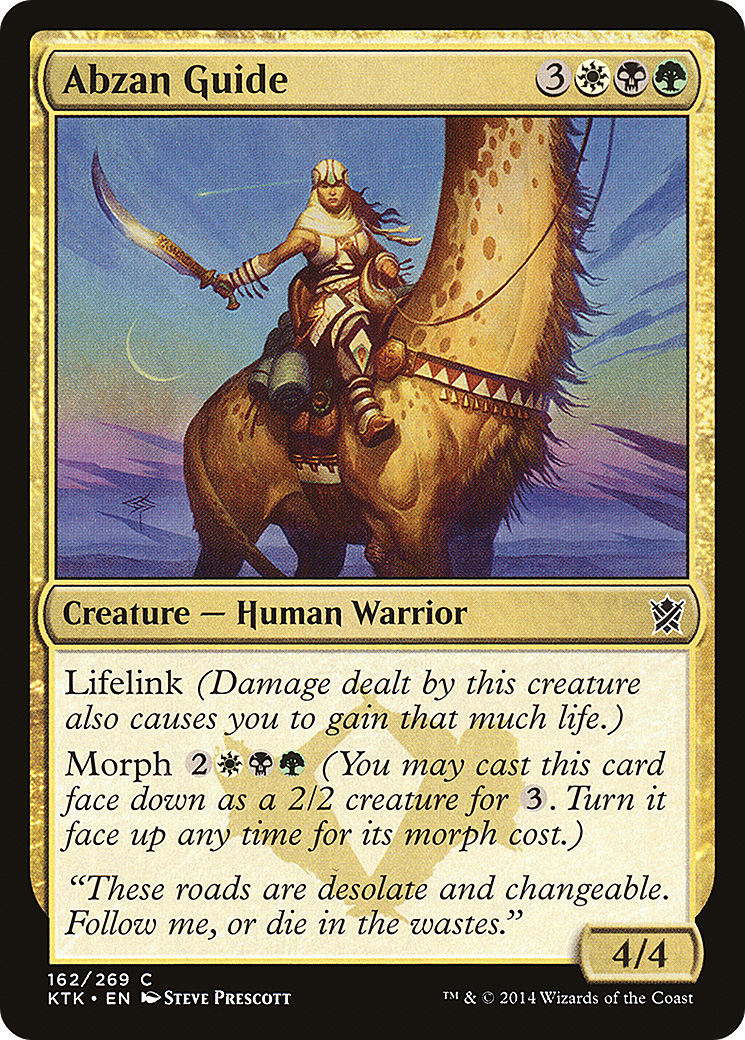 Abzan Guide (KTK-162) [Khans of Tarkir] Foil MTG Single Wizards of the Coast