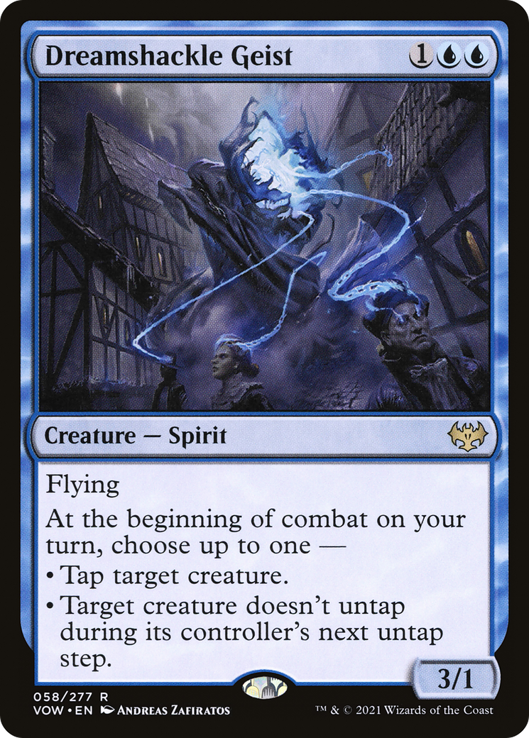 Dreamshackle Geist (VOW-058) [Innistrad: Crimson Vow] Foil MTG Single Wizards of the Coast