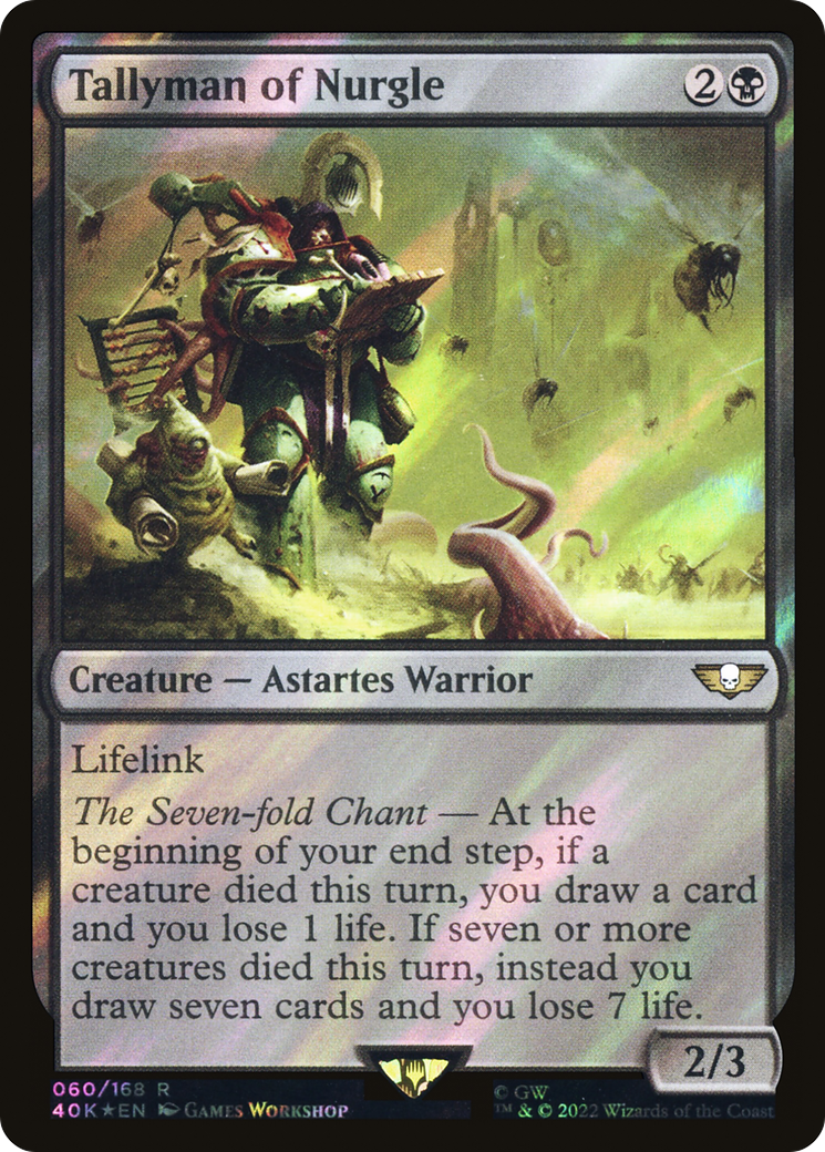 Tallyman of Nurgle (40K-60★) [Warhammer 40,000 Commander] Foil MTG Single Wizards of the Coast
