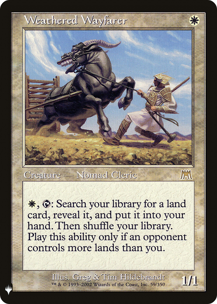 Weathered Wayfarer (LIST-059) [Mystery Booster] The List MTG Single Wizards of the Coast