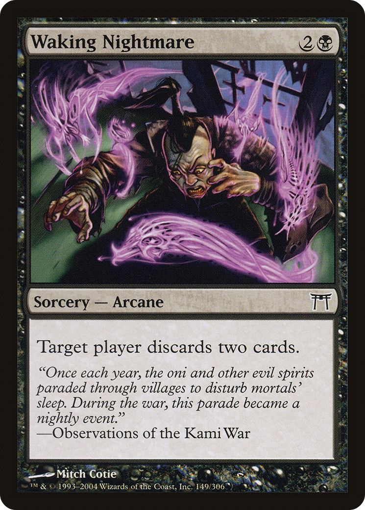 Waking Nightmare (CHK-149) [Champions of Kamigawa] MTG Single Wizards of the Coast