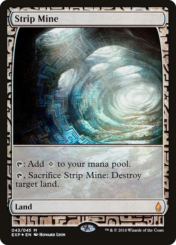 Strip Mine (EXP-043) [Zendikar Expeditions] Foil MTG Single Wizards of the Coast