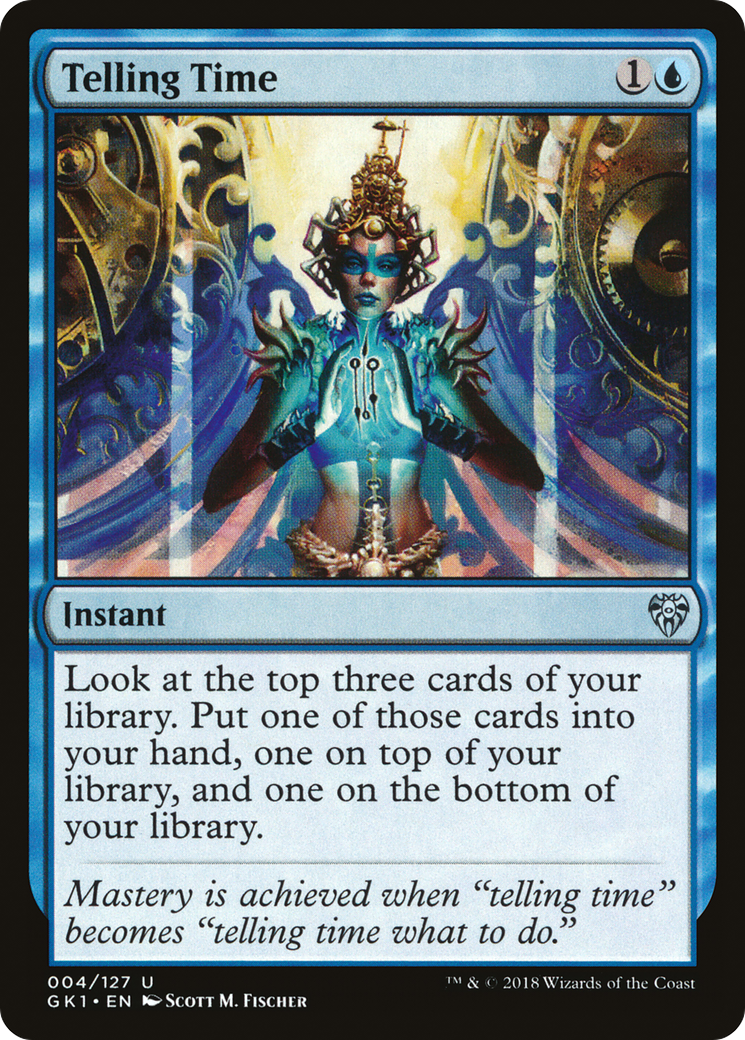Telling Time (GR1-004) [Misc] GRN Guild Kit MTG Single Wizards of the Coast