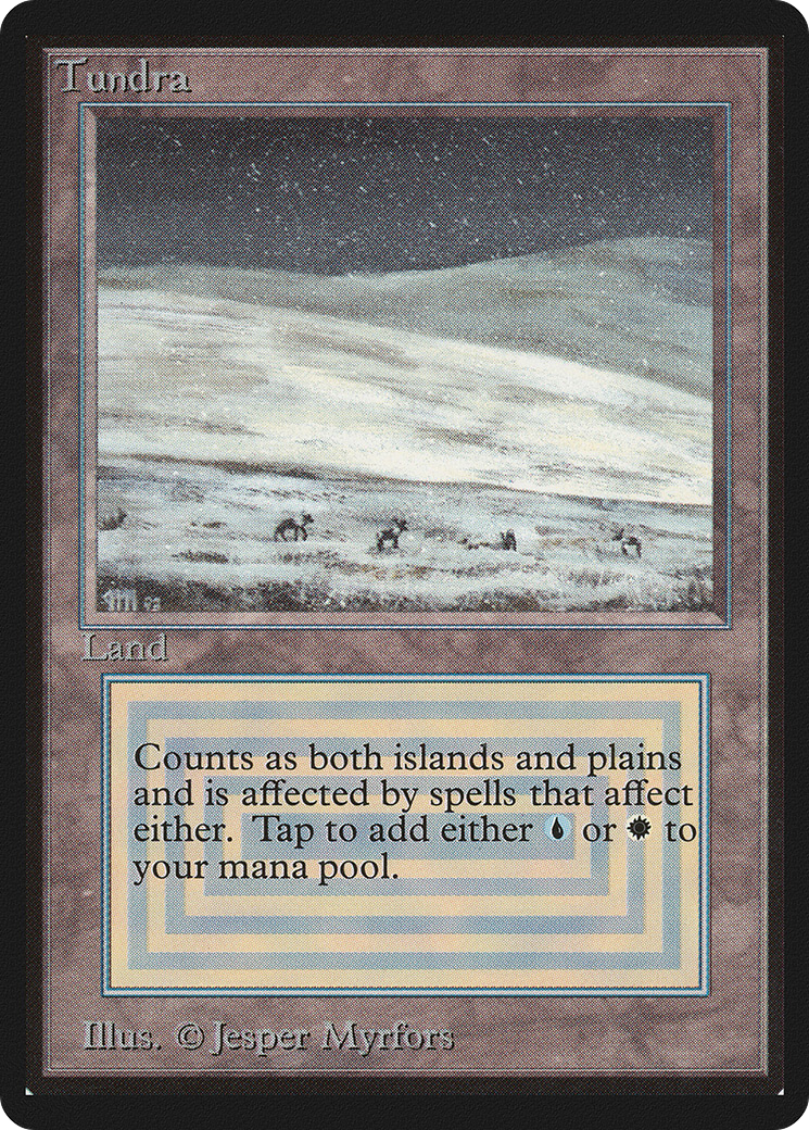Tundra (LEB-285) [Oldschool] Limited Edition Beta MTG Single Wizards of the Coast