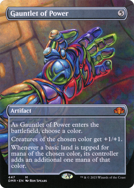 Gauntlet of Power (DMR-447) [Dominaria Remastered] (Borderless) MTG Single Wizards of the Coast