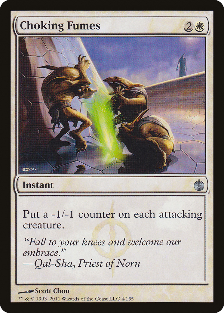 Choking Fumes (MBS-004) [Mirrodin Besieged] MTG Single Wizards of the Coast