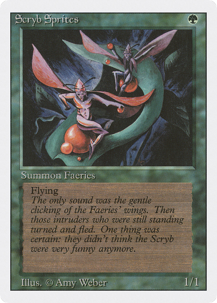 Scryb Sprites (3ED-215) [Revised Edition] MTG Single Wizards of the Coast