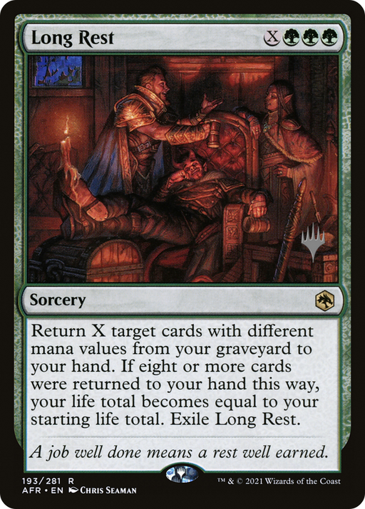 Long Rest (PPAFR-193) [Adventures in the Forgotten Realms Promos] MTG Single Wizards of the Coast