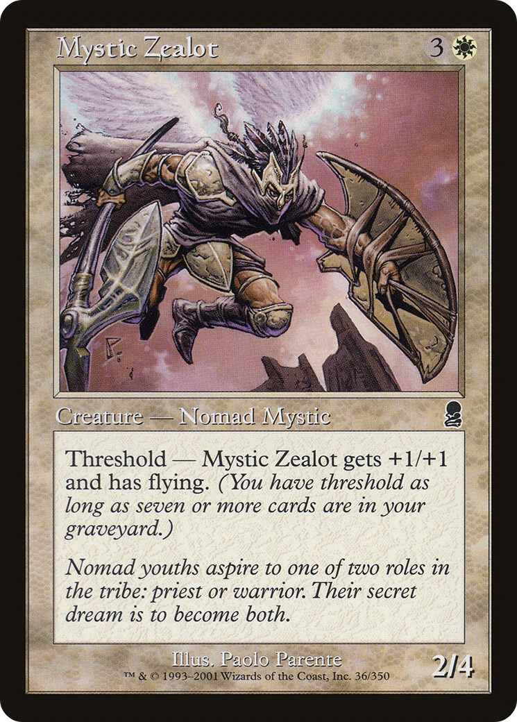 Mystic Zealot (ODY-036) [Odyssey] Foil MTG Single Wizards of the Coast