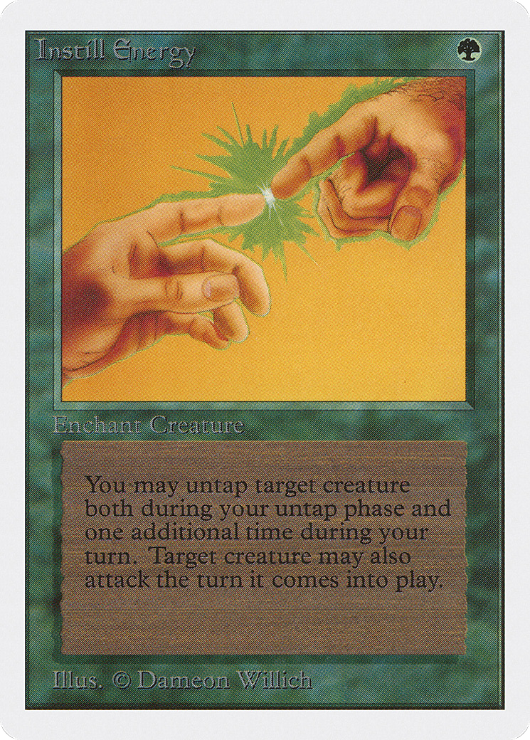 Instill Energy (2ED-203) [Oldschool] Unlimited Edition MTG Single Wizards of the Coast